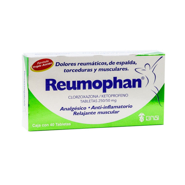 REUMOPHAN 50/250 MG C/40 TABS