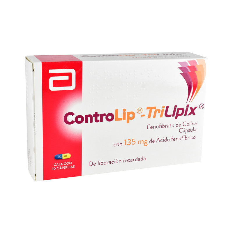 CONTROLIP TRILIPIX LR 135 MG C/30 CAPS