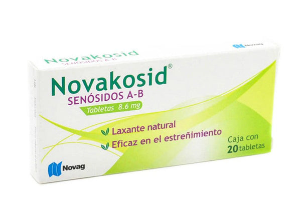 NOVAKOSID 8.6 MG C/20 TABS