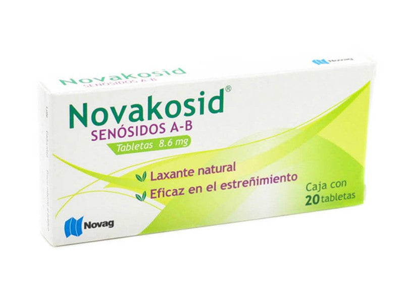 NOVAKOSID 8.6 MG C/20 TABS