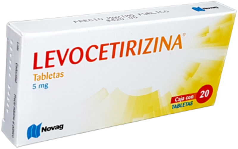 LEVOCETIRIZINA 5 MG C/20 TABS