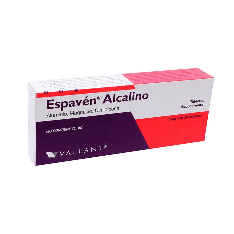 ESPAVEN ALCALINO MAST MENTA C/50 TABS