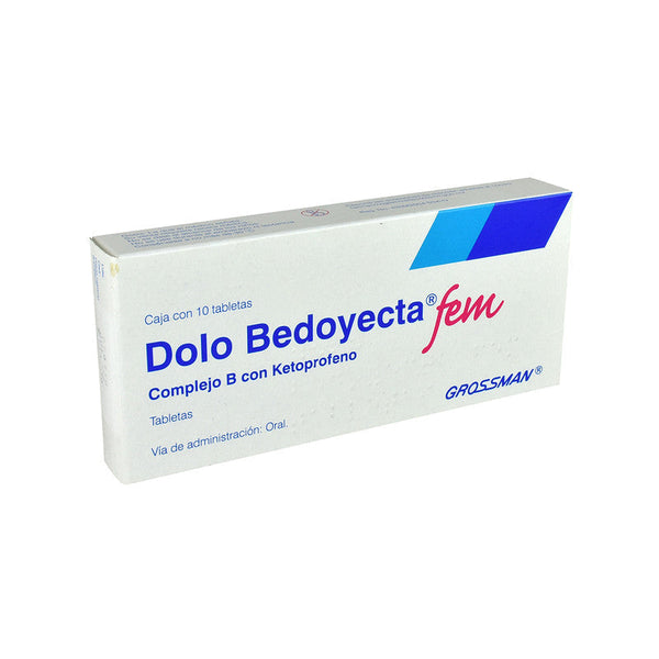 DOLO BEDOYECTA FEM C/10 TABS