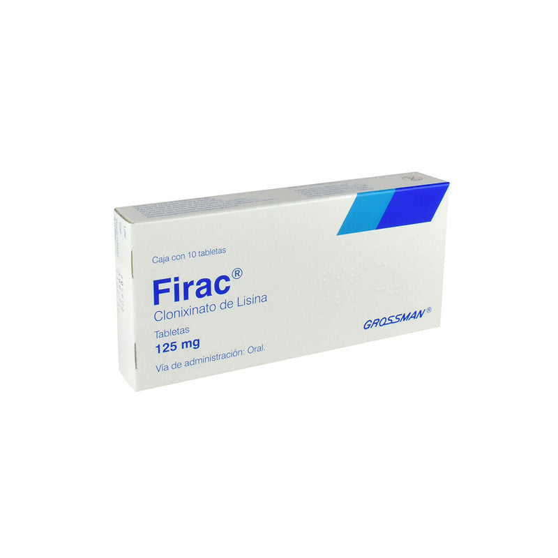 FIRAC 125 MG C/10 TABS