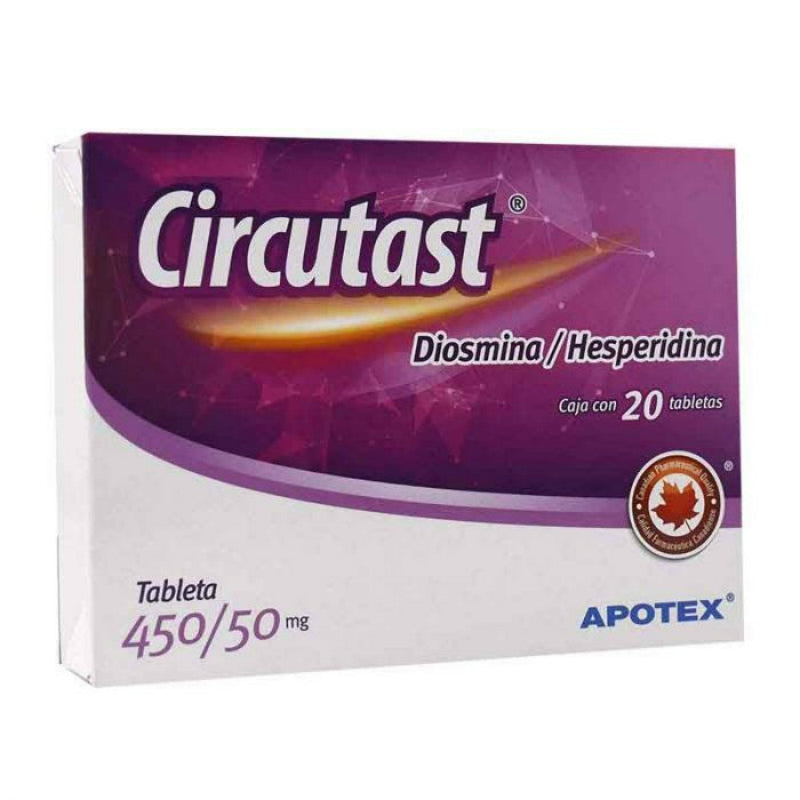 CIRCUTAST 450/50 MG FCO C/20 TABS