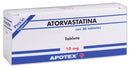 ATORVASTATINA 10 MG C/30 TABS