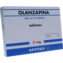 OLANZAPINA 5 MG C/14 TABS