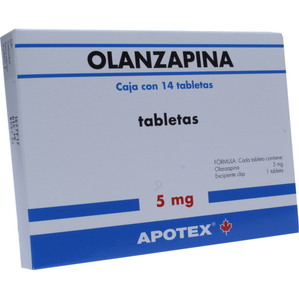 OLANZAPINA 5 MG C/14 TABS