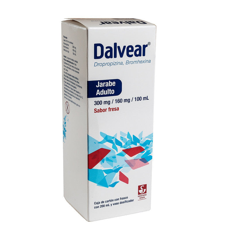 DALVEAR JBE ADULTO 300/160 MG FCO C/200 ML