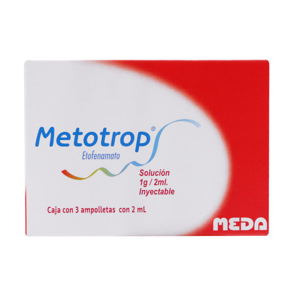 METOTROP IM INY 1G C/3 AMP 2 ML