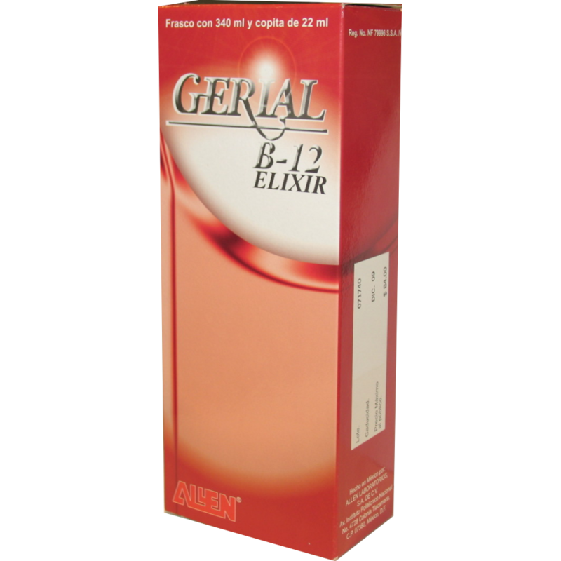 GERIAL B12 ELIXIR FCO C/340 ML