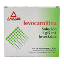 LEVOCARNITINA INY 1 G C/5 AMP 5 ML