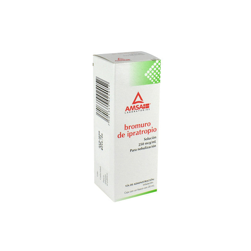 IPRATROPIO SOL P/NEBULIZAR 25 MG FCO C/20 ML