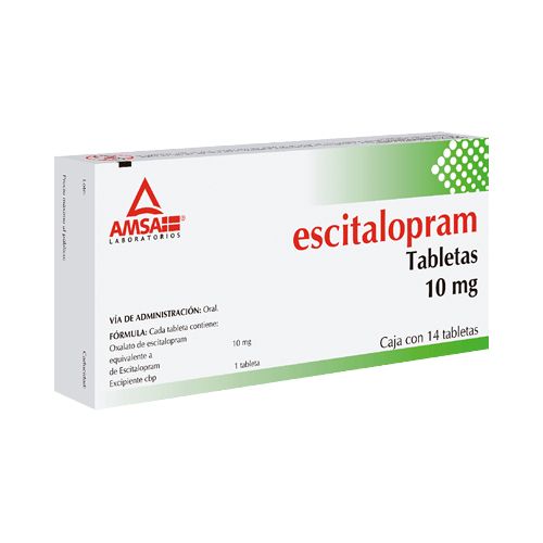 ESCITALOPRAM 10 MG C/28 TABS