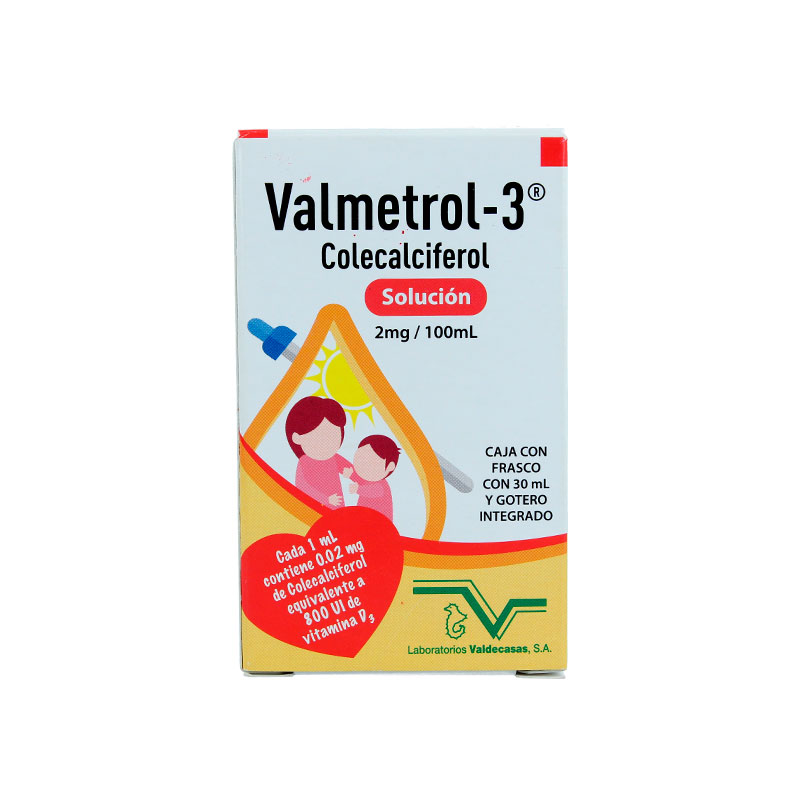 VALMETROL-3 SOL 2 MG/100 ML FCO C/30 ML