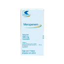 MEROPENEM INY 500 MG FCO AMP C/PVO Y AMP C/10 ML