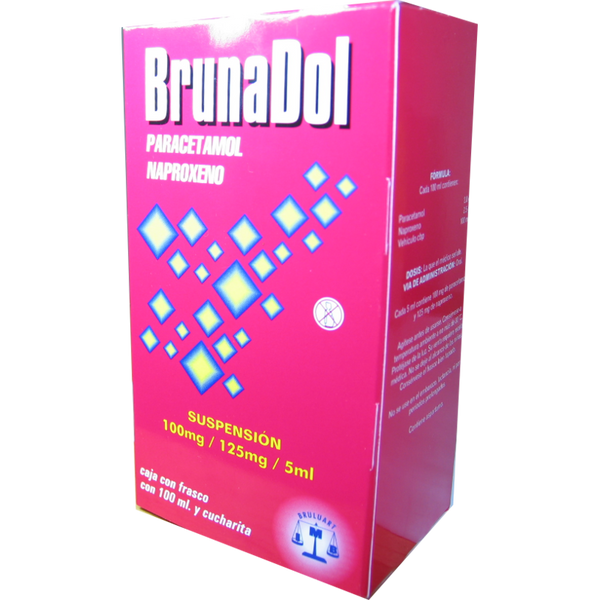 BRUNADOL SUSP 100/125 MG FCO C/100 ML