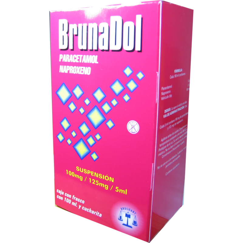 BRUNADOL SUSP 100/125 MG FCO C/100 ML