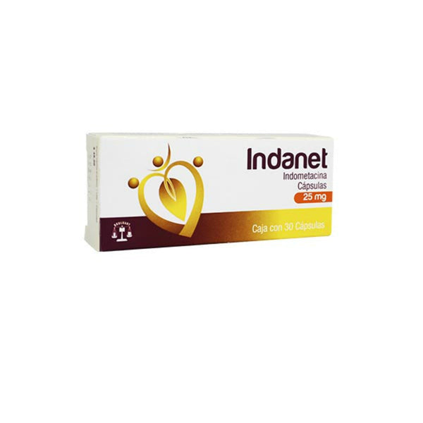 INDANET 25 MG C/30 CAPS