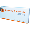 ENTERODAR COMP 200 MG C/10 TABS