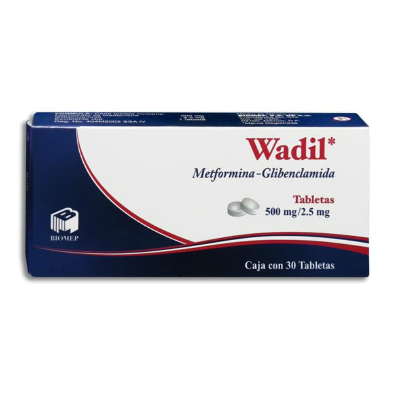 WADIL 500/5 MG C/30 TABS