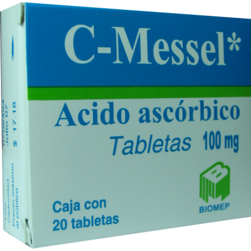 C MESSEL 100 MG C/20 TABS