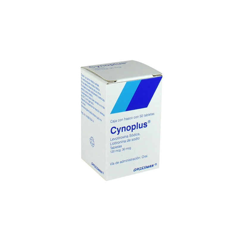 CYNOPLUS 30/120 MCG FCO C/50 TABS