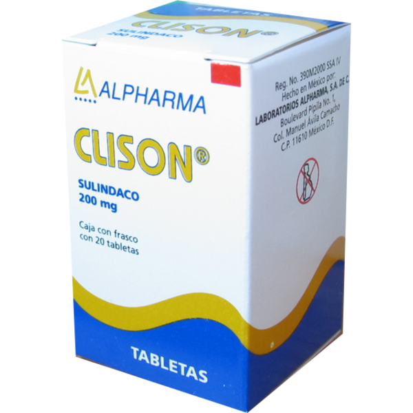 CLISON 200 MG FCO C/20 TABS