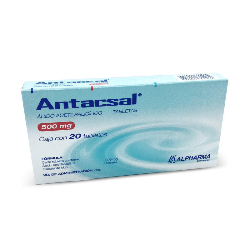 ANTACSAL 500 MG C/20 TABS