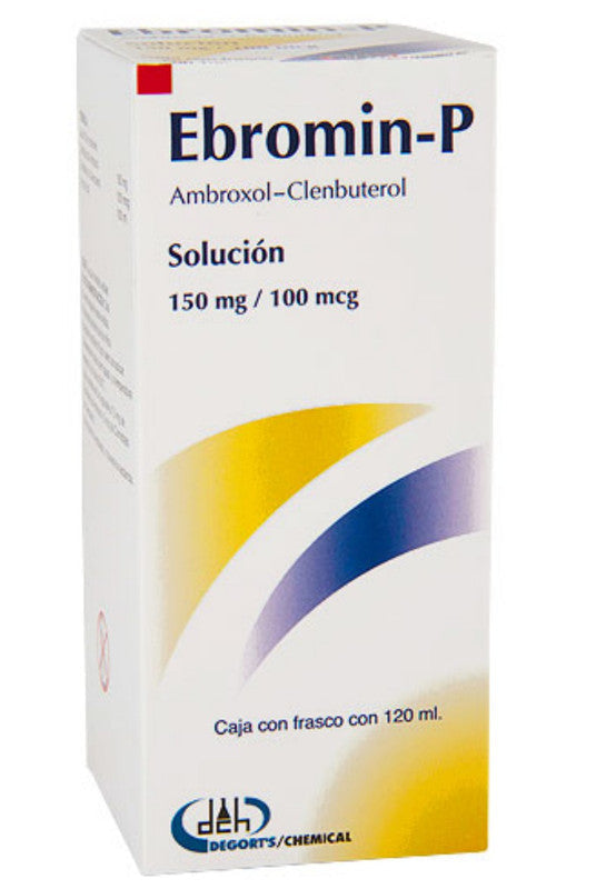 EBROMIN P SOL FCO C/120 ML