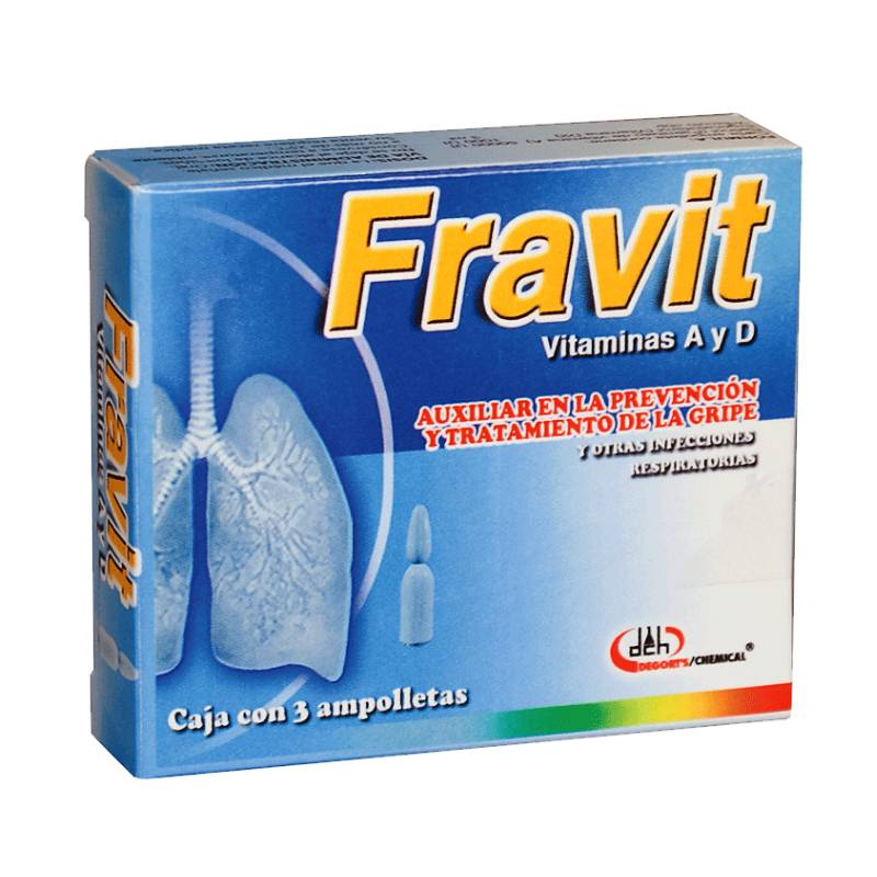 FRAVIT SOL INGERIBLE C/3 AMP 3 ML