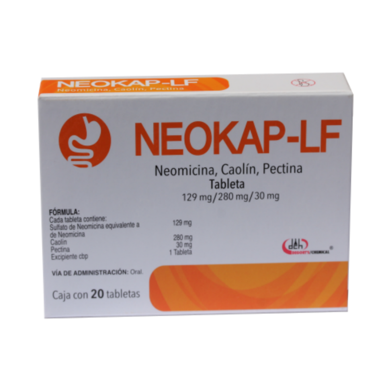 NEOKAP-LF 129/280/30 MG C/20 TABS