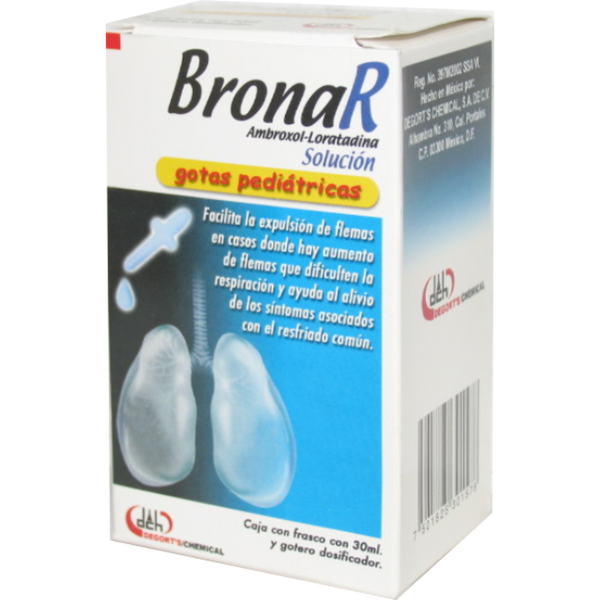 BRONAR SOL GOTAS PED FCO C/30 ML