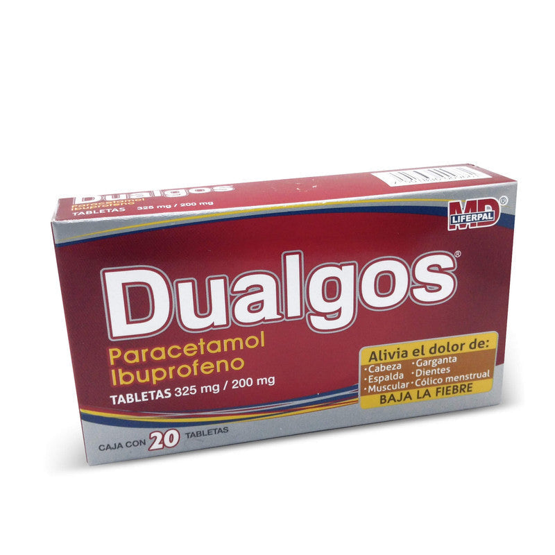 DUALGOS 325/200 MG C/20 TABS