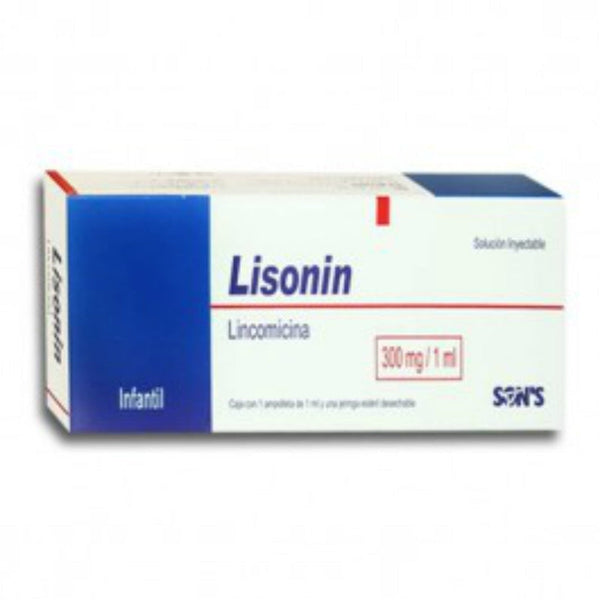 LISONIN INY 300 MG C/1 AMP 1 ML