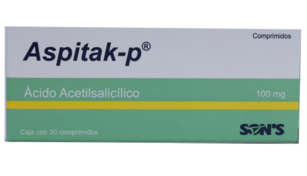 ASPITAK-P 100 MG C/30 COMPR