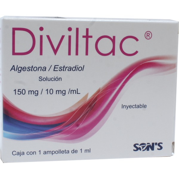 DIVILTAC INY 150 MG/10 MG AMP C/1 ML