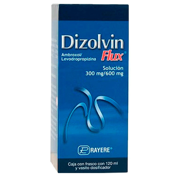 DIZOLVIN FLUX SOL 300/600 MG FCO C/120 ML