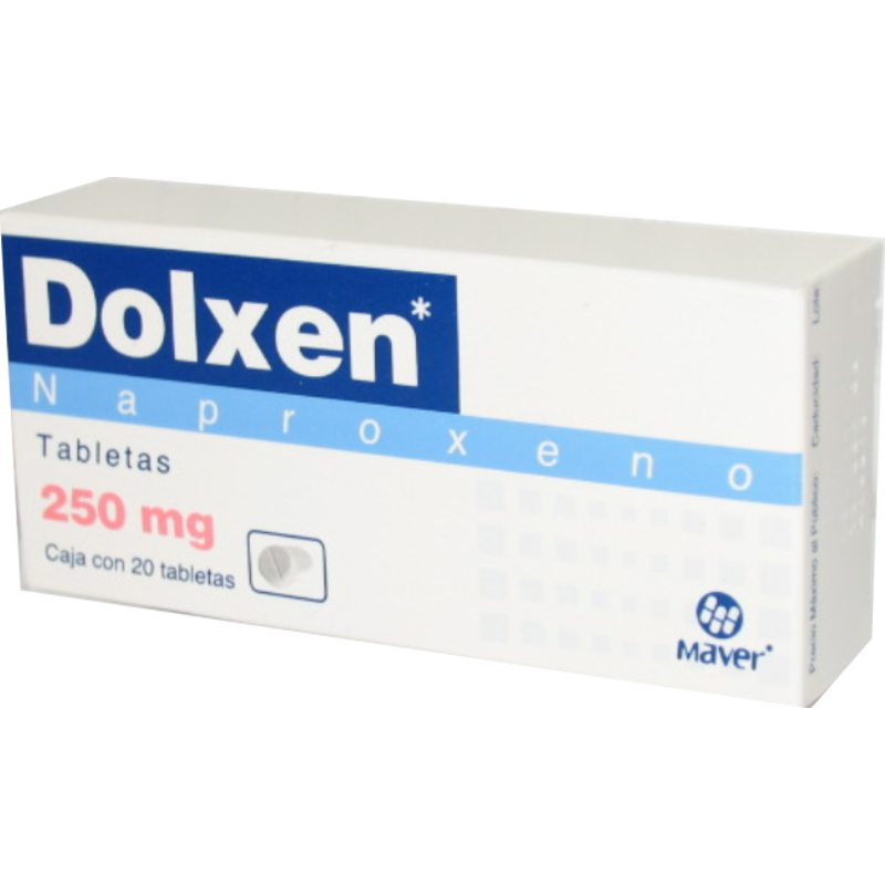 DOLXEN 250 MG C/20 TABS