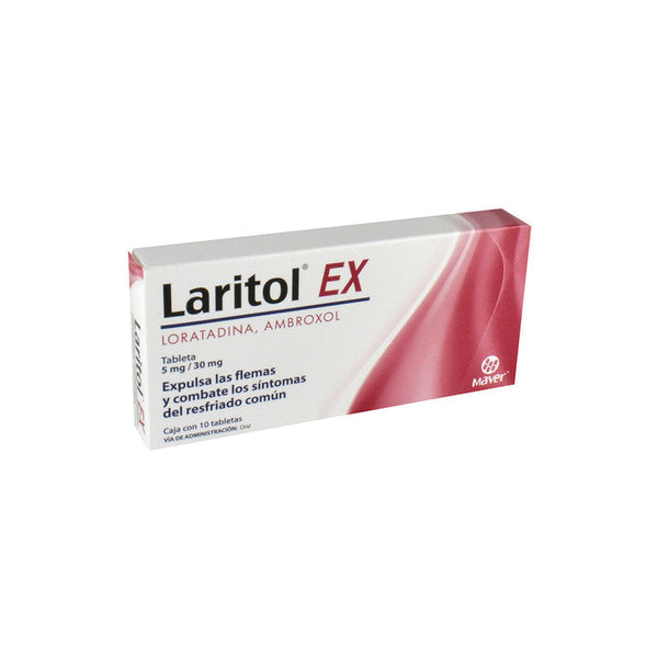 LARITOL EX 5/30 MG C/10 TABS