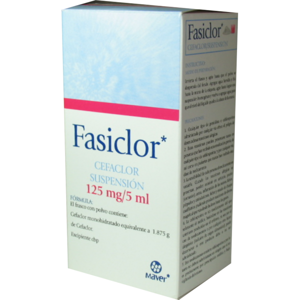 FASICLOR SUSP 125 MG FCO C/PVO P/75 ML