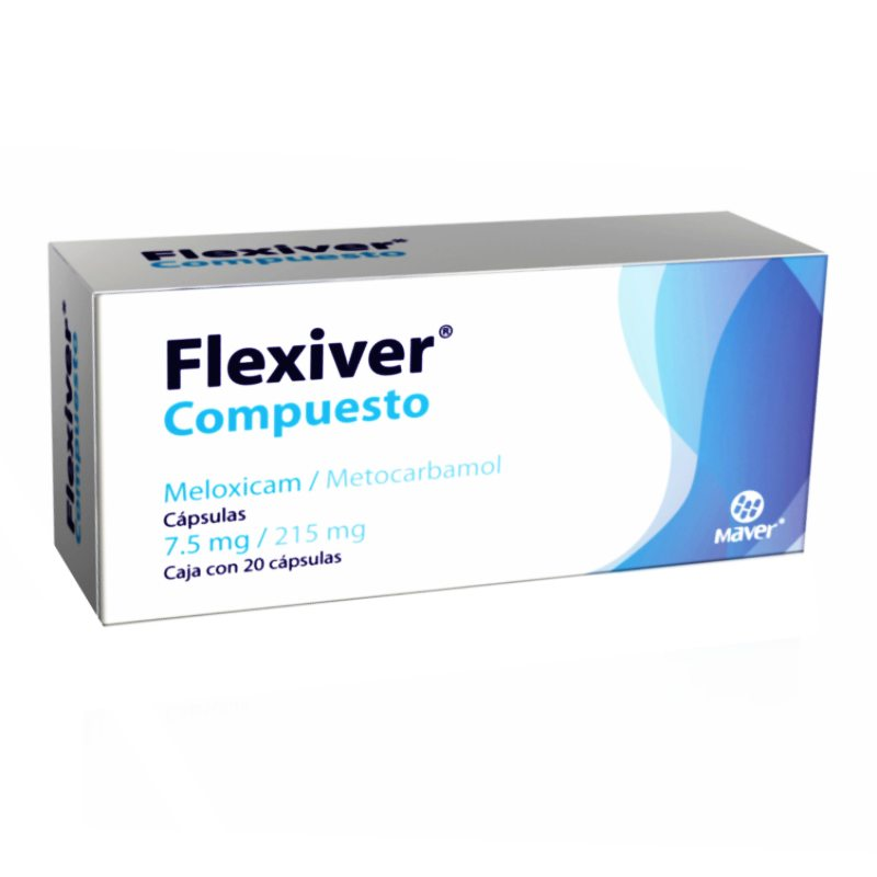 FLEXIVER COMPUESTO 215/7.5 MG C/20 CAPS