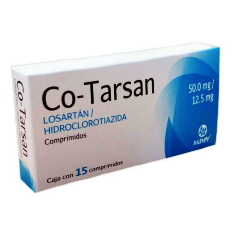 CO-TARSAN 50/12.5 MG C/15 COMPR