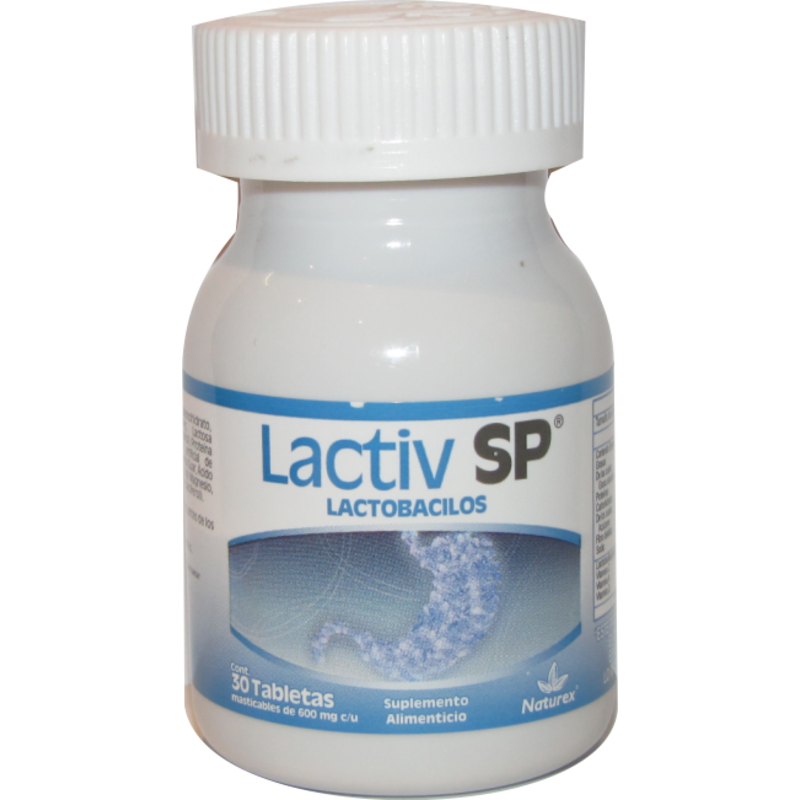 LACTIV SP 600 MG FCO C/30 TABS MASTIC