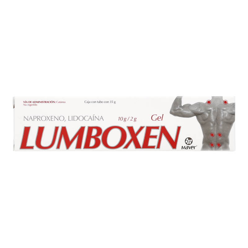 LUMBOXEN GEL 10/2 MG ROJA TUBO C/35 GR