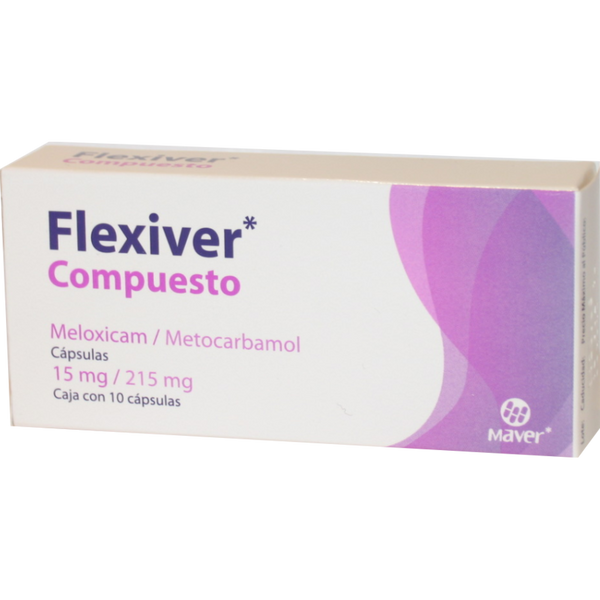 FLEXIVER COMPUESTO 15 MG/215 MG C/20 CAPS