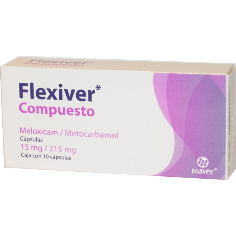 FLEXIVER COMPUESTO 15 MG/215 MG C/20 CAPS