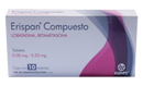 ERISPAN COMPUESTO 5/0.25 MG C/20 TABS