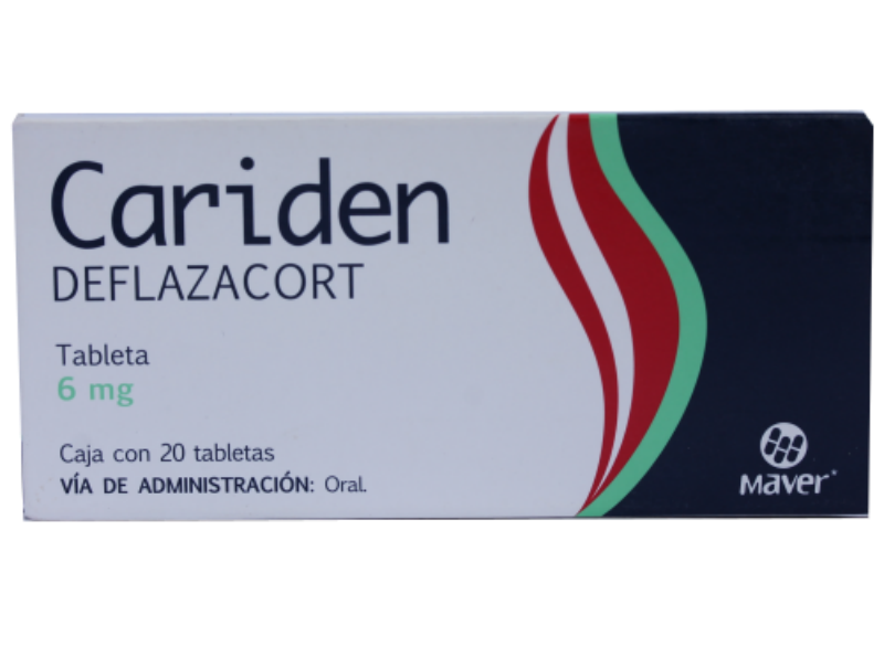 CARIDEN 6 MG C/20 TABS