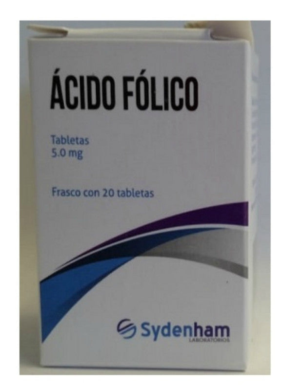 ACIDO FOLICO 5 MG FCO C/20 TABS